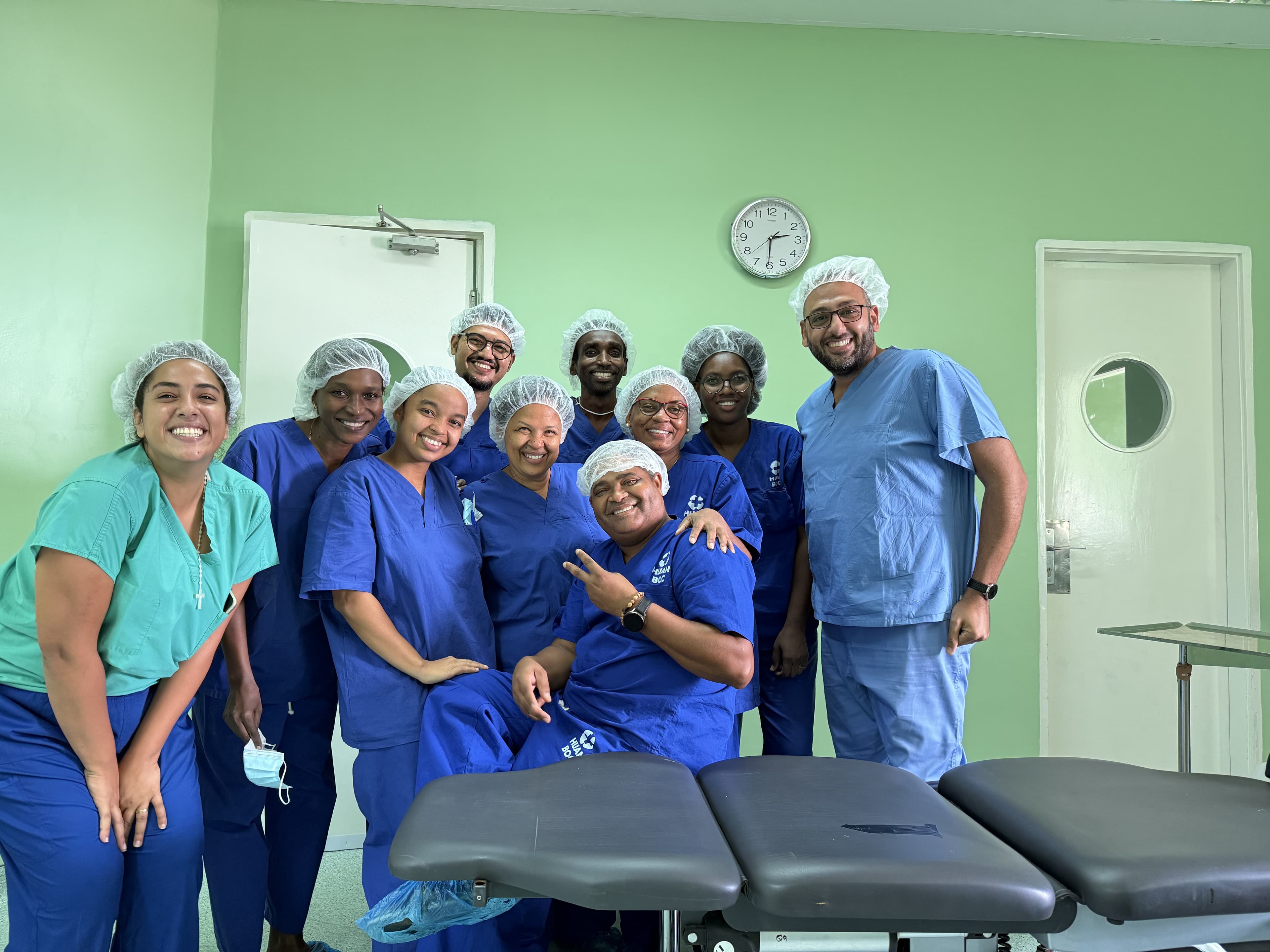 Medical team at work